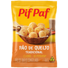 PÃO DE QUEIJO PIF PAF TRADICIONAL S/GLÚTEM 400G