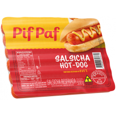 SALSICHA PIF PAF HOTDOG 500 GR