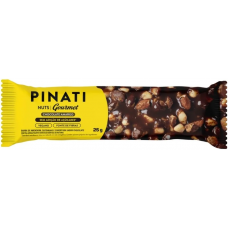 BARRA DE AMENDOIM PINATI NUTS CHOCOLATE AMARGO 25G