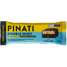 BARRA DE PROTEÍNA PINATI DOUBLEWHEY AVELÃ LEIT 50G BARRA DE PROTEÍNA PINATI DOUBLEWHEY AVELÃ LEIT 50G