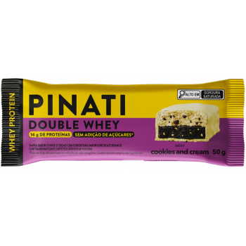 BARRA DE PROTEÍNA PINATI DOUBLEWHEY COOKIES 50G