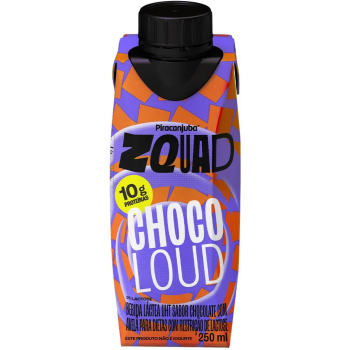 BEB LACTEA PIRACANJUBA ZQUAD CHOCO LOUD 10G 250ML