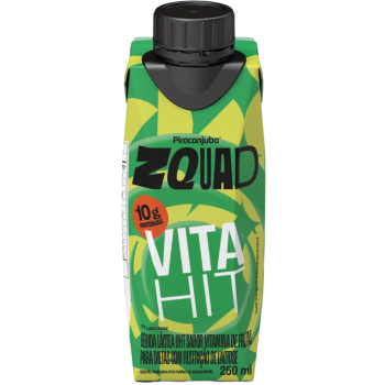 BEB LACTEA PIRACANJUBA ZQUAD VITA HIT 10G 250ML