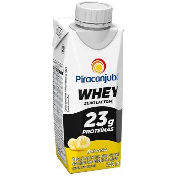 BEB LACTEA WHEY PIRACANJUBA 23G PROT BANANA 250ML