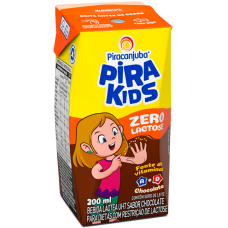 BEBIDA LACTEA PIRAKIDS CHOCOLATE ZERO LACTOSE 200 