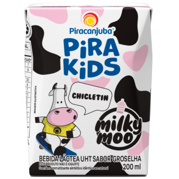 BEBIDA LACTEA PIRAKIDS MILKYMOO CHICLETIN 200ML