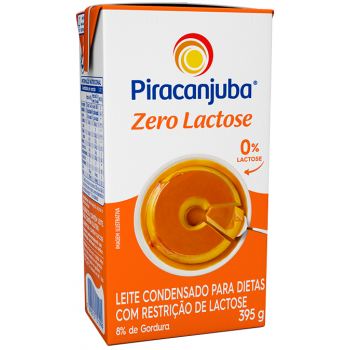 LEITE CONDENSADO PIRACANJUBA ZERO LACTOSE 395GR