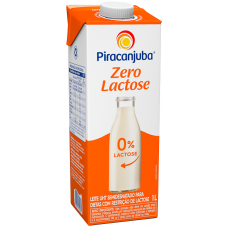 LEITE PIRACANJUBA ZERO LACTOSE SEMI DESNATADO 1L