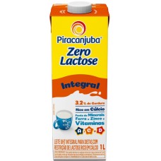 LEITE PIRACANJUBA ZERO LACTOSE INTEGRAL 1L