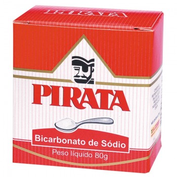 BICARBONATO DE SODIO PIRATA CX 80G