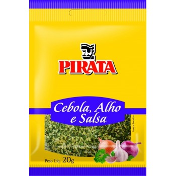CEBOLA ALHO E SALSA PIRATA 20 GR