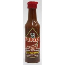 MOLHO DE PIMENTA PIRATA EXTRA FORTE FRASCO 150ML