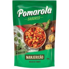 MOLHO POMAROLA MANJERICÃO SACHE 300G