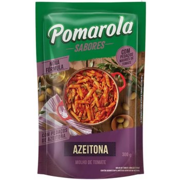 MOLHO POMAROLA SACHET AZEITONA 300G