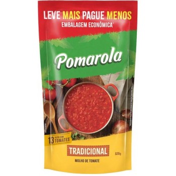 MOLHO POMAROLA SACHET PROMOCIONAL 460G