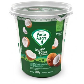 IOGURTE PORTO ALEGRE COM PEDACOS COCO 480 GR