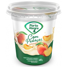 IOGURTE PORTO ALEGRE COM PEDACOS PESSEGO 480 GR