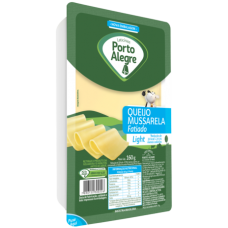 QUEIJO MUÇARELA PORTO ALEGRE LIGHT FATIADO 150G