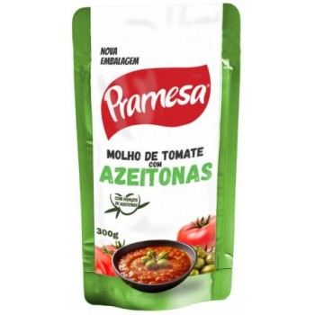 MOLHO DE TOMATE C/ AZEITONA PRAMESA SACHE 300G