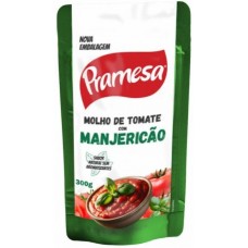 MOLHO DE TOMATE MANJERICÃO PRAMESA SACHE 300G