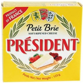 QUEIJO PETIT BRIE PRESIDENT 125G