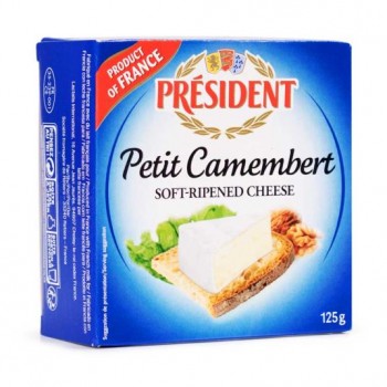 QUEIJO PETIT CAMEMBERT PRESIDENT 125G