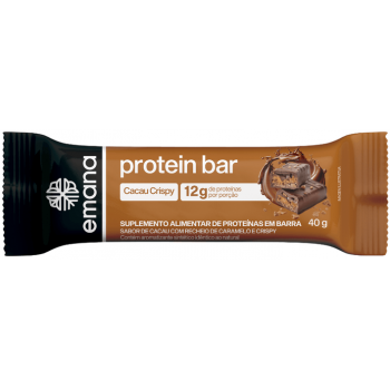 BARRA DE PROTEÍNA EMANA CACAU CRISPY 40G