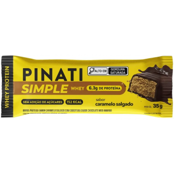 BARRA DE PROTEÍNA PINATI WHEY CARAMELO SALGADO 35G