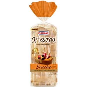 PAO PULLMAN ARTESANO BRIOCHE 500 GR