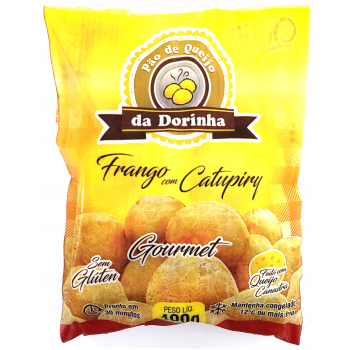 PÃO DE QUEIJO DA DORINHA FRANGO C/CATUPIRY 400GR