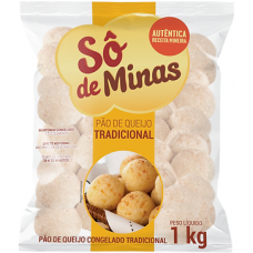 PÃO DE QUEIJO SÔ DE MINAS TRADICIONAL  1KG