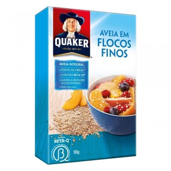 AVEIA QUAKER FLOCOS FINOS 165 GR