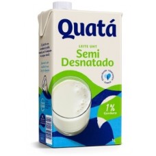 LEITE QUATÁ SEMI DESNATADO 1L