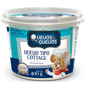 QUEIJO COTTAGE QUEIJOS E QUEIJOS 400G