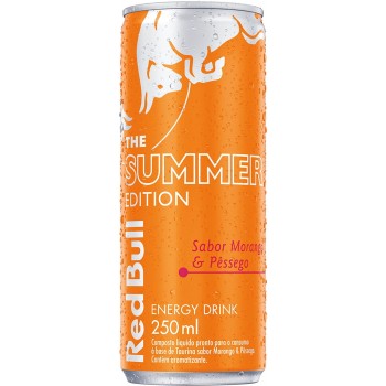 ENERGETICO RED BULL MORANGO E PÊSSEGO 250ML