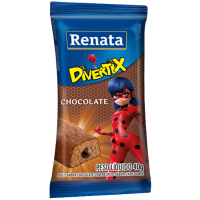 BOLINHO RENATA DIVERTIX CHOCOLATE/CHOCOLATE 40G