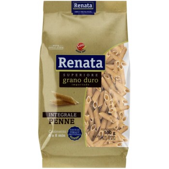 MACARRAO RENATA GRANO DURO PENNE INTEGRALE 500GR