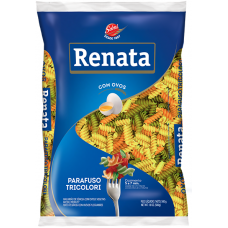 MACARRAO RENATA OVOS PARAFUSO TRICOLOR 500 GR