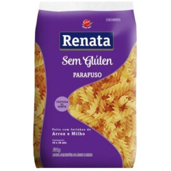 MACARRAO RENATA PARAFUSO SEM GLÚTEN 500 GR