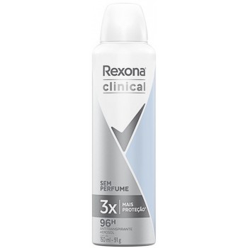 DESODORANTE REXONA AERO CLINICAL S/PERFUME 91GR