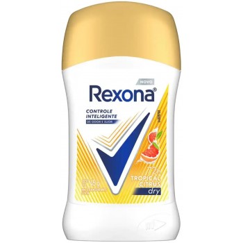 DESODORANTE REXONA STICK FEM TROPICAL CITRUS 45G