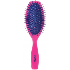 ESCOVA RICCA PINK OVAL ALMOFADADA REF.2427
