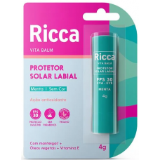 PROTETOR SOLAR LABIAL MENTA RICCA 4G REF.3803