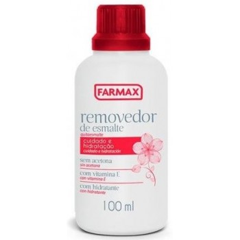 REMOVEDOR DE ESMALTE FARMAX S/ACETONA 100ML