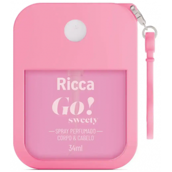 SPRAY PERFUMADO DESODORANTE RICCA GO SWEET 34ML