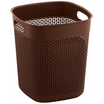 CESTO NATURALLE RATTAN RISCHIOTO 12 L TABACO
