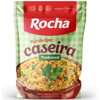 FAROFA PRONTA ROCHA CASEIRA TRADICIONAL 300G