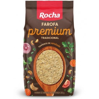 FAROFA PRONTA ROCHA PREMIUM MANDIOCA 300G