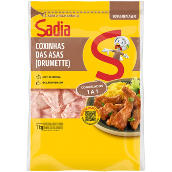 COXINHA DA ASA SADIA PACOTE 1KG