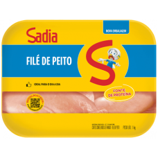 FILE DE PEITO FRANGO SADIA BANDEJA 1KG